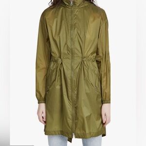 Rag & Bone Olive Green Women's Raincoat